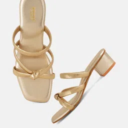 Anouk Women Synthetic Block Sandal Heels image 3