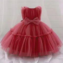 HOPZONIC Girls Maroon Dresses-picture-27
