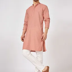 indus route by Pantaloons Men Embroidered Thread Work Anarkali Kurta image 5