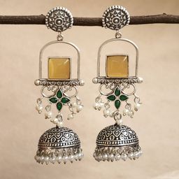NAMAN ARTS Contemporary Jhumkas Earrings-picture-20