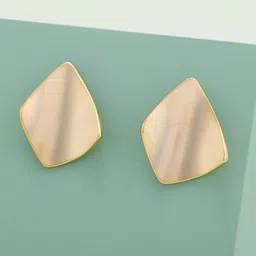 Kushal's Fashion Jewellery Gold-Plated Classic Studs-image-74