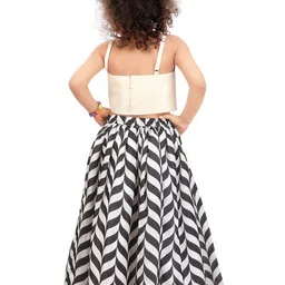 Pragya Exclusive Girls Embellished Ready to Wear Lehenga & image 5