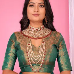 jayant creation Yellow Art Silk Barasi Sarees image 3