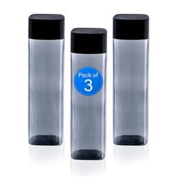 Kuber Industries Black Set of 3 Plastic Solid Water Bottle-picture-26