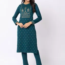 KEIKO Woven Design Ethnic Motifs Kurta with Trouser image 1