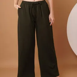 Chemistry Women Solid Original Loose Fit Joggers Trousers-picture-21