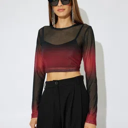 Koton Women Striped Polo Collar Extended Sleeves Pockets T-shirt-picture-11