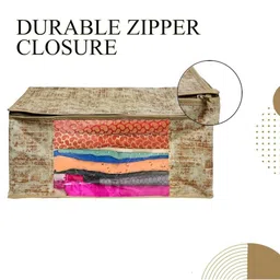 AMAK INC Beige Fabric Multi-Utility Wardrobe Organisers image 4