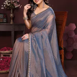 Lookmark Satin Designer Saree image 5
