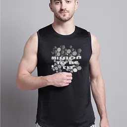 Friskers Men Printed V-Neck Cut Outs T-shirt-image-98
