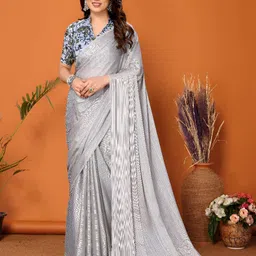 V3 FASHION STUDIO Woven Design Saree image 2