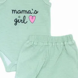 LUV-DUB Kids Printed Short Sleeves Pure Cotton Top With Shorts image 2