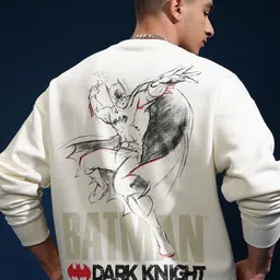 HIGHLANDER Warner Bros Joker Men Hooded Drop Shoulder Oversized Pullover Sweatshirt-image-30