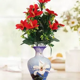 Anandani Fashion Red 2 Pieces Artificial Flower image 5