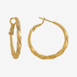 Kushal's Fashion Jewellery Circular Hoop Earrings image 2