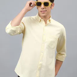 Cantabil Men Original Slim Fit Opaque Casual Shirt image 4