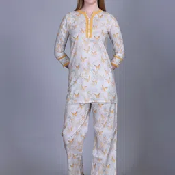 KIZA Women Printed Night suit-image-90