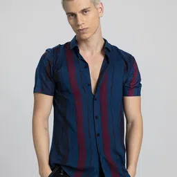 TIGER SNAKE Men Comfort Checked Casual Shirt-picture-32