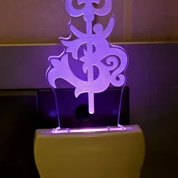 1ST TIME Red & White Acrylic Abstract Shaped Shaped Wall Lamp-picture-18