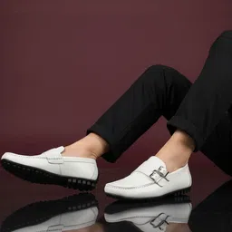 MICHEAL FERAAS Men Leather Loafers-image-87