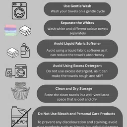 Kryptic Grey & White Striped Printed 180 GSM Pure Cotton Bath Towel image 3