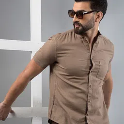 Crimsoune Club Men Classic Slim Fit Opaque Casual Shirt-image-53
