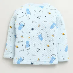 BUMZEE Boys Printed V-Neck Sweatshirt With Joggers image 5