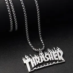 French Accent Men Silver-Plated Chain-image-42