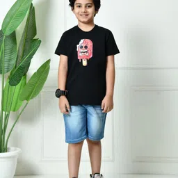 FITINC Boys Printed Bio Finish T-shirt image 3