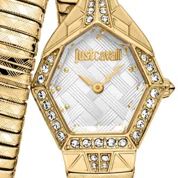 Just Cavalli Unisex Embellished Dial & Wrap Around Straps Analogue Watch JC1L303M0025 image 4