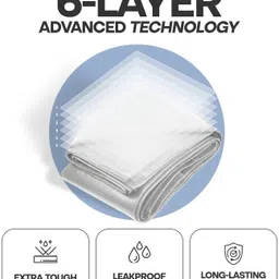 double kissan 12FTX10FT-80-T Tent - For Suitable For: Household Storage, Balcony Shade, 2-Wheeler Cover, Rain Protection image 3