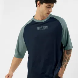 Maniac Men Colourblocked T-shirt image 4