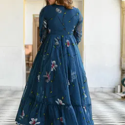 DressBerry Floral Print Georgette Maxi Dress image 2