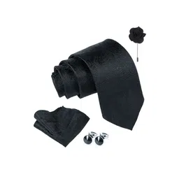 Axlon Men Paisley Tie & Pocket Square Accessory Gift Set image 5