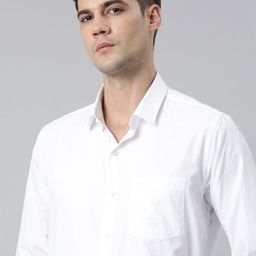 Ramraj Men Spread Collar Solid Cotton Formal Shirt-picture-40