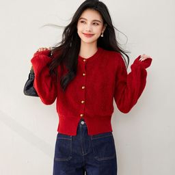 JC Collection Women Cable Knit Cardigan-picture-14