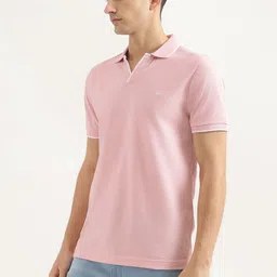 United Colors of Benetton Men Solid Polo Collar Regular Fit Cotton T-shirt image 3