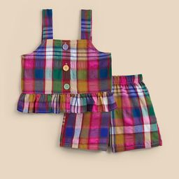hopscotch 2-Pc Checkered Blouse & Shorts-picture-38
