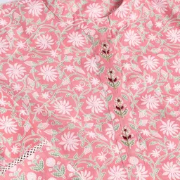 KALINI Women Floral Printed Regular Kurta with Palazzos image 4