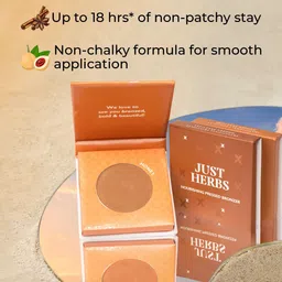 Just Herbs Nourishing Pressed Bronzer - 3.5g- Honey image 3