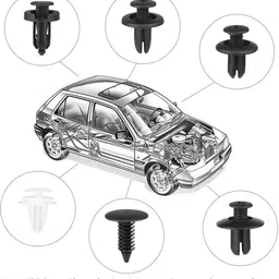 sthira 120pcs Car Bumper Clips Kit with Fastener Tool Car Audio Panel Remover image 5
