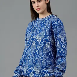 GO DEVIL Women Printed Sweatshirt image 4