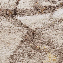 OBSESSIONS Beige & Brown Abstract Printed Anti Skid Floor Runner image 4