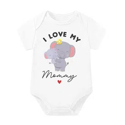Lillypupp Infants I Love My Mommy Printed Cotton Bodysuit-image-76