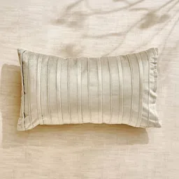 Home Centre Green Rectangular Shape Amberley Isola Pleated Filled Cushions-picture-26