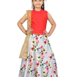 BAESD Girls Ready to Wear Lehenga & Blouse With Dupatta-picture-36