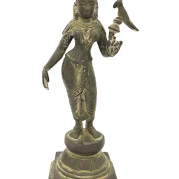 Exotic India Green Religious Idol Showpiece-image-92