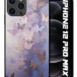 QRIOH Floral Printed iPhone 12 Pro Max Back Case Mobile Accessories-picture-35