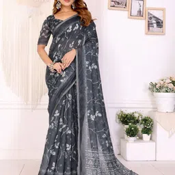 PRISHIL ENTERPRISE Floral Saree-image-33