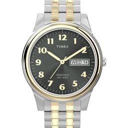 Timex Men Brass Dial & Stainless Steel Bracelet Style Straps Analogue Watch T26481-picture-49